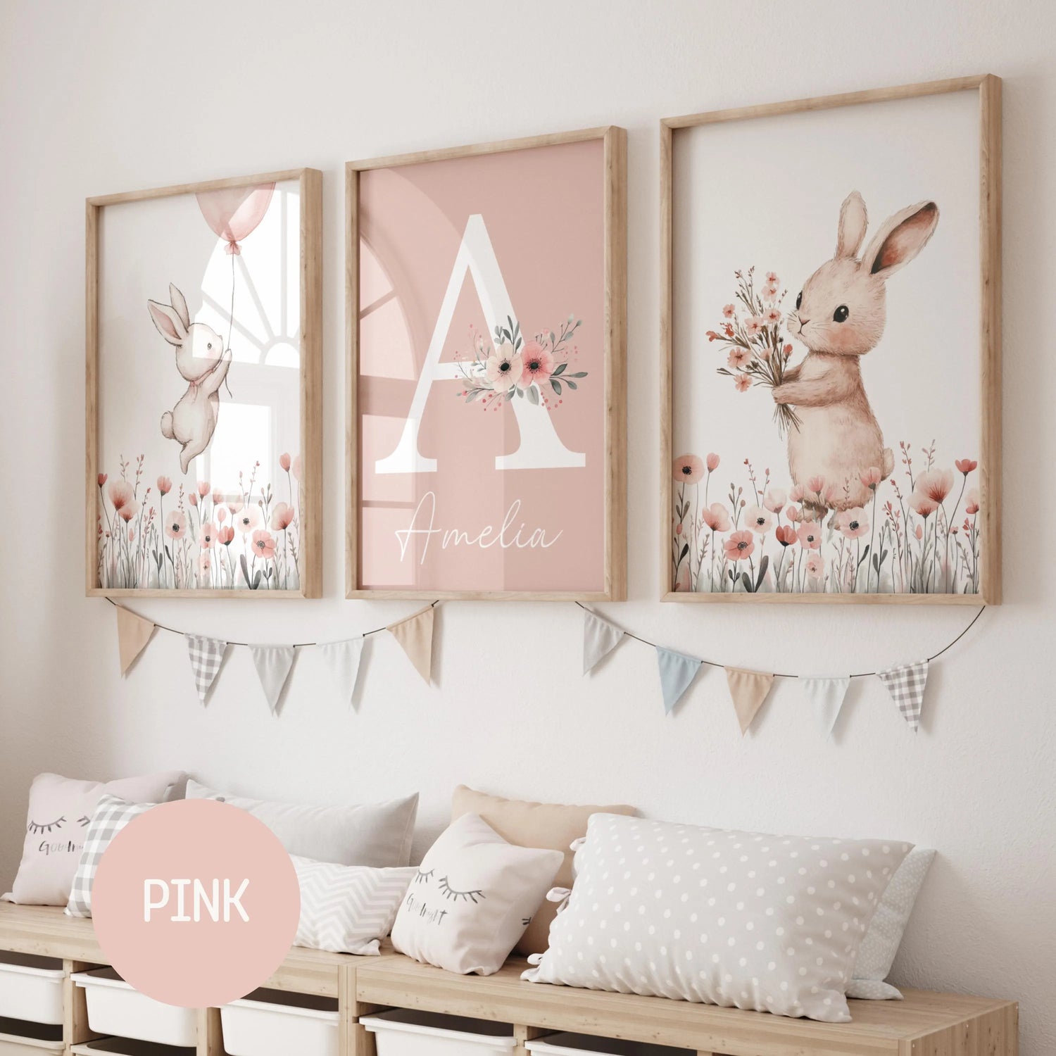 Bunny Nursery Prints
