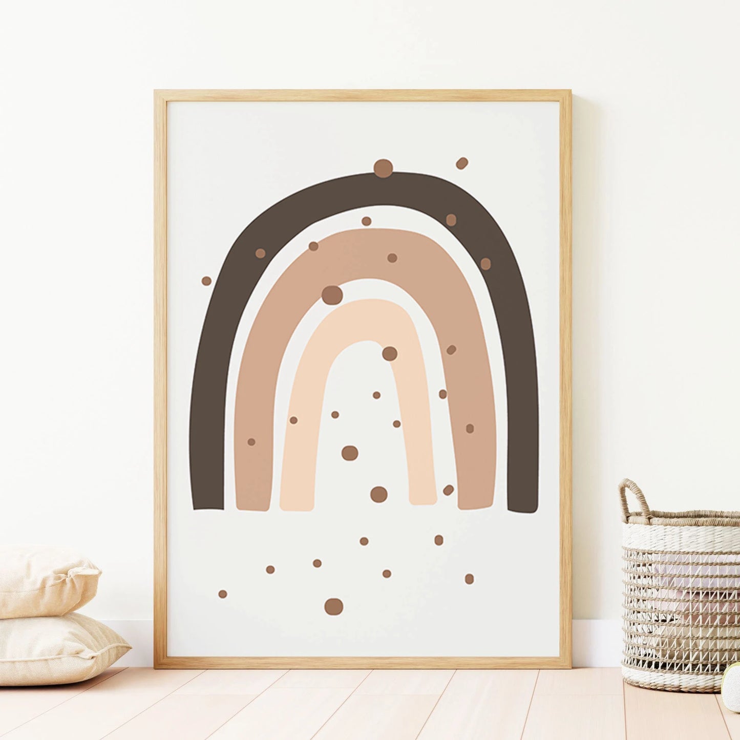Personalized Safari Nursery Prints Set of 3 by SuArtPrintStudio featuring lion, Hakuna Matata quote and custom baby name wall art – digital download nursery decor.