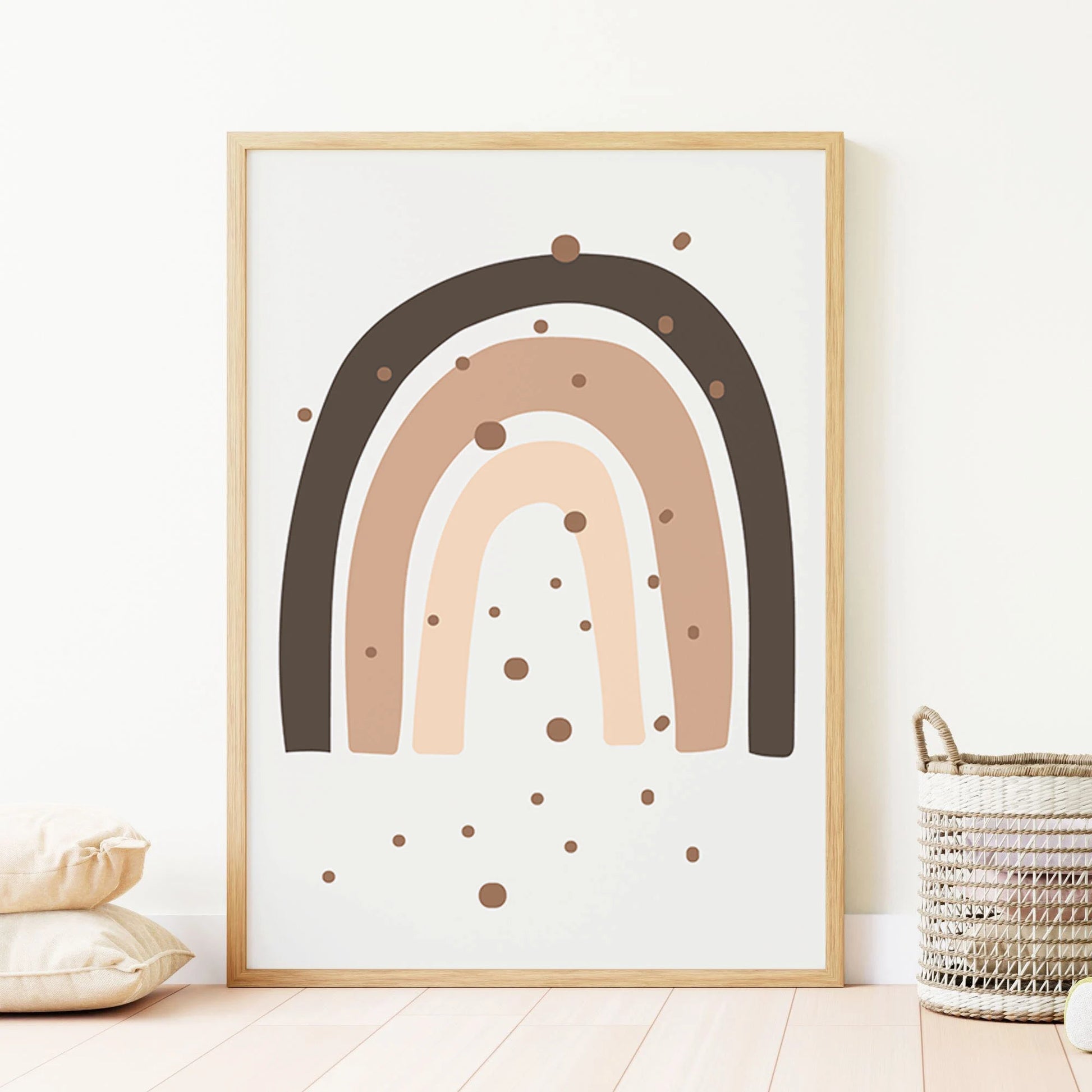 Personalized Safari Nursery Prints Set of 3 by SuArtPrintStudio featuring lion, Hakuna Matata quote and custom baby name wall art – digital download nursery decor.