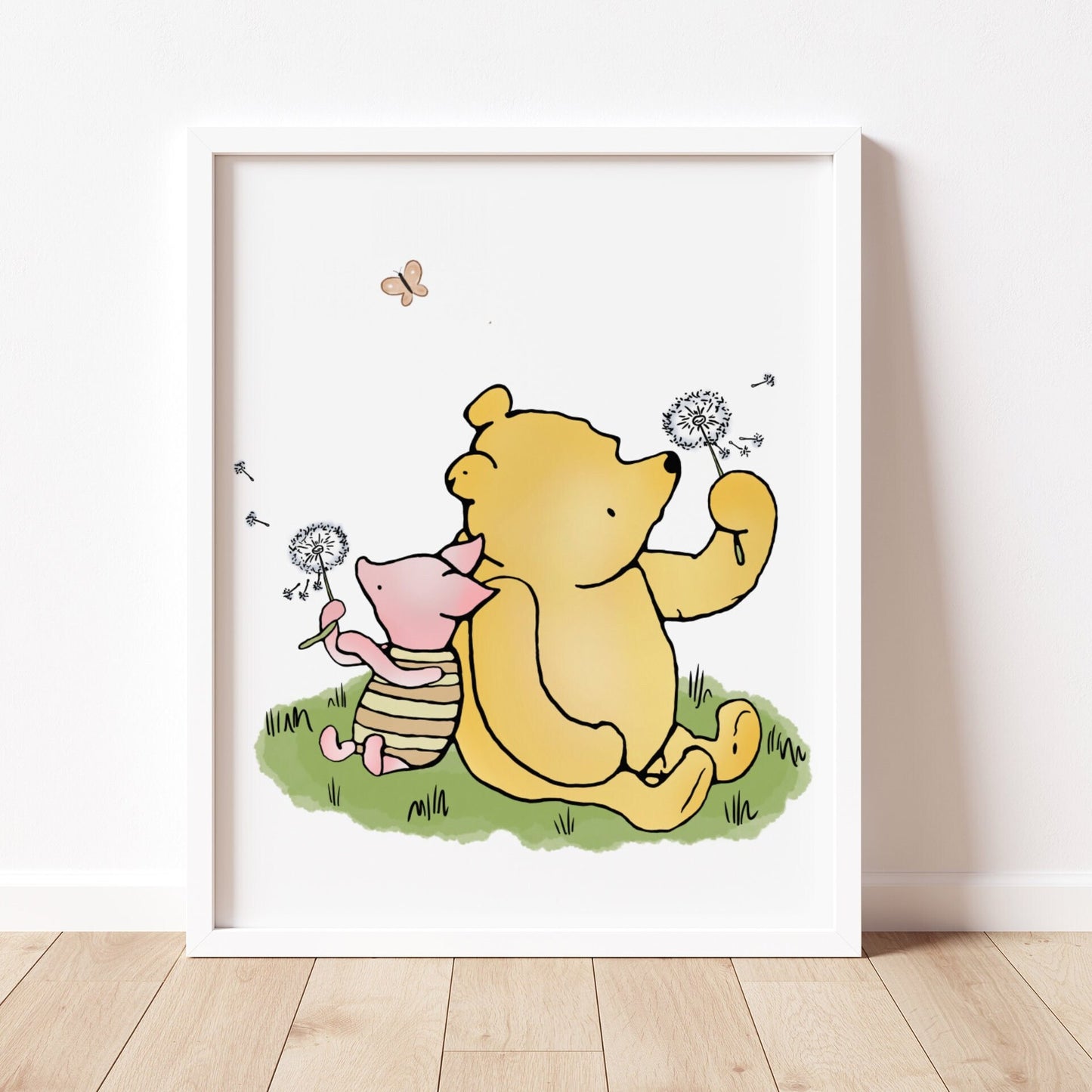 Winnie the Pooh Nursery Prints Set | Classic Baby Wall Art | Nursery & Playroom Decor | Digital Download