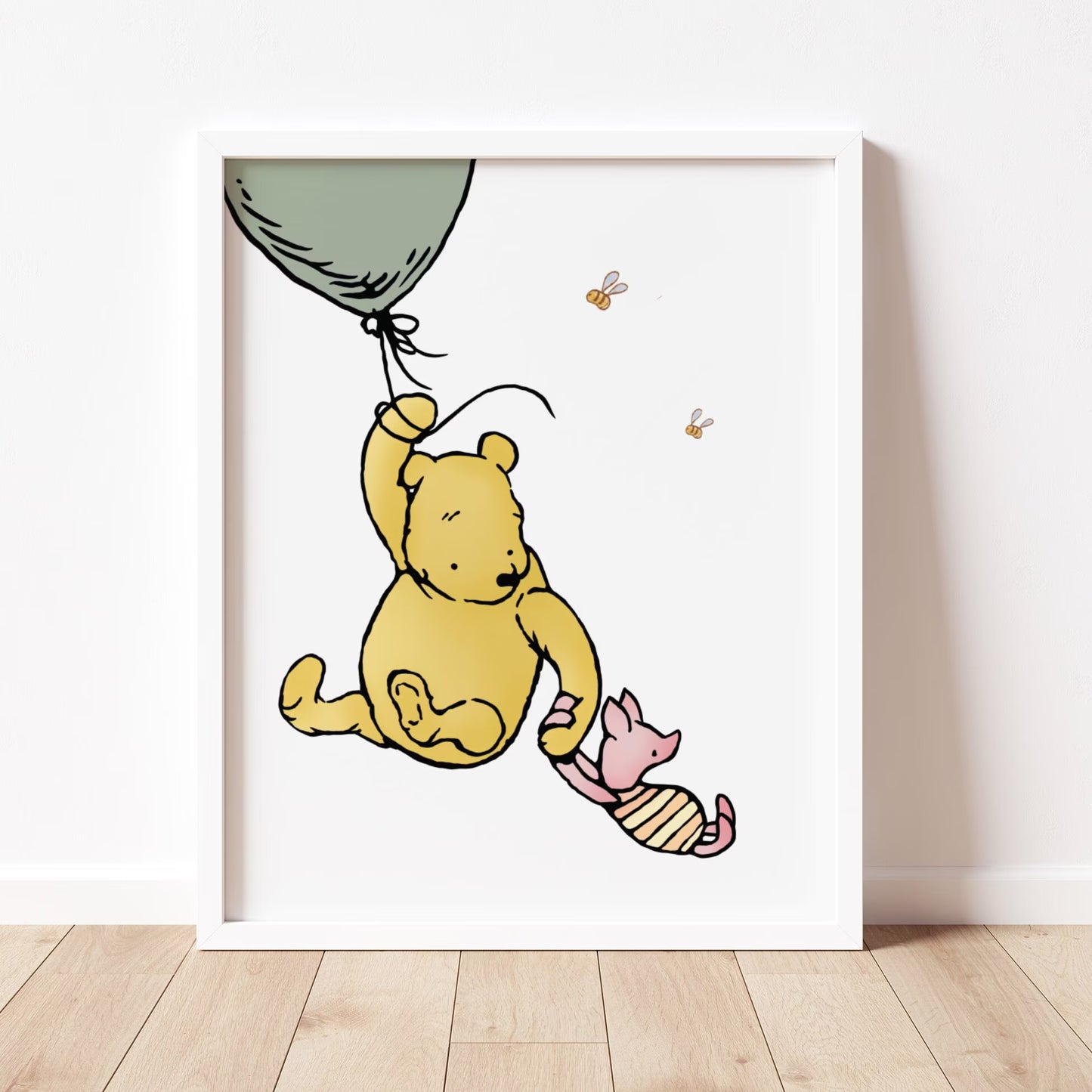 Winnie the Pooh Nursery Prints Set | Classic Baby Wall Art | Nursery & Playroom Decor | Digital Download