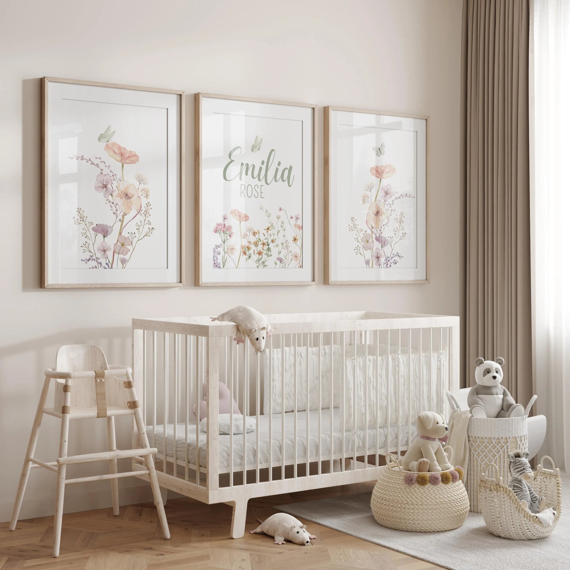 This Boho Style Wildflowers Nursery wall art is personalized with the child's name and initial The colors of the font can be customised to suit your decor needs.

Shop now and create beautiful nursery wall art with your child’s name today!

SuArtPrint Studio offers high-resolution printables, available for digital download.
