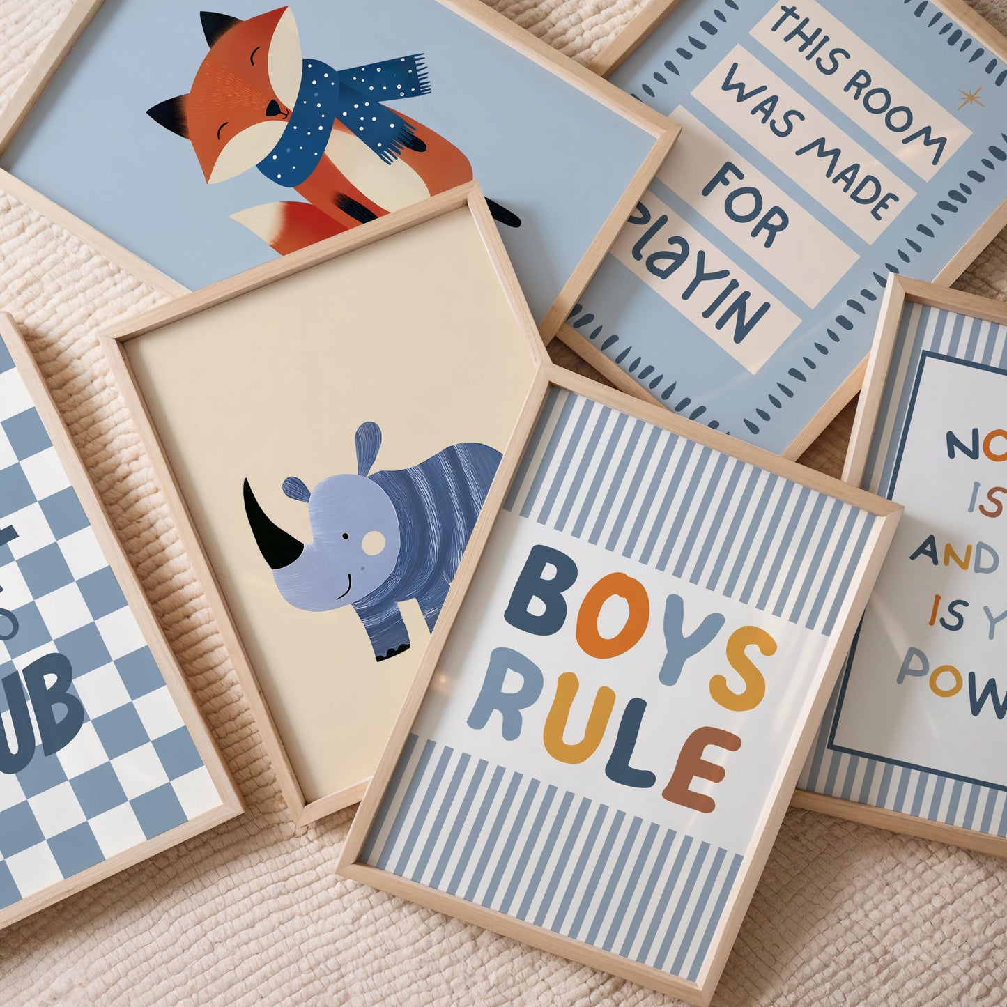 150+ Boys Room Prints Bundle | Nursery & Playroom Decor (Digital Download)