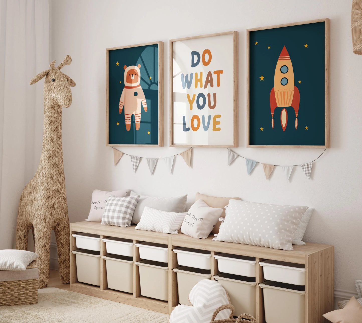 Boys nursery wall art printable – playful animal prints, inspirational quotes, nursery & playroom decor, instant digital download | SuArtPrintStudio