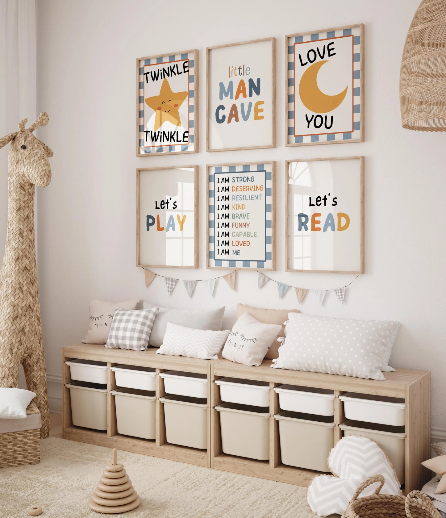 100+ Boys Nursery Wall Art Prints | Boys Nursery & Playroom  Decor | Playful Animals & Inspirational Quotes | Instant Download