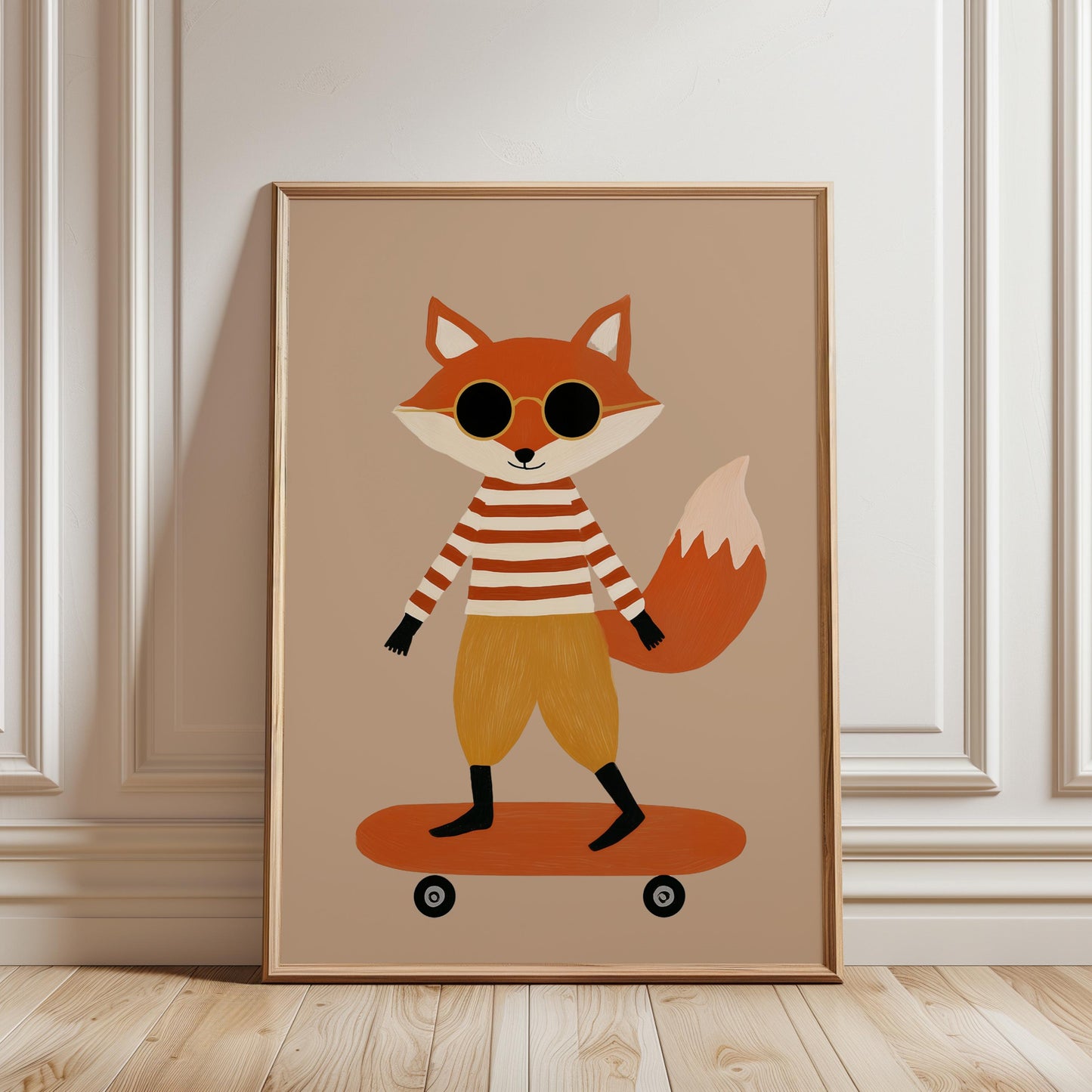 Whimsical nursery wall art prints set of 6 playroom decor safari woodland nursery decor | boys room decor toddler room decor | kids room gallery wall | baby shower gift di
