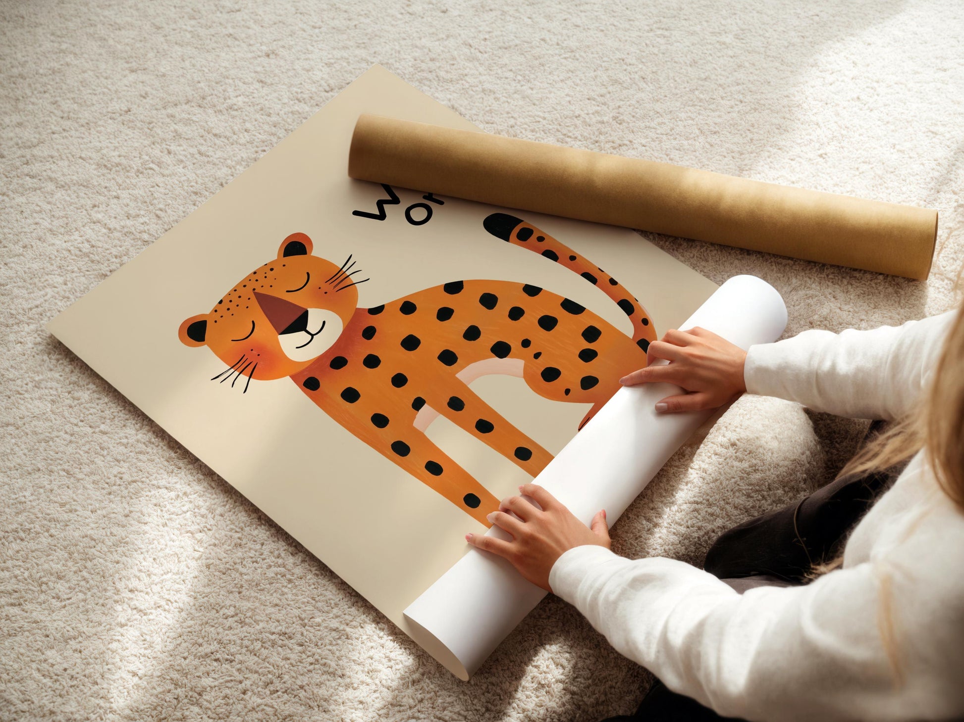 Whimsical nursery wall art prints set of 6 playroom decor safari woodland nursery decor | boys room decor toddler room decor | kids room gallery wall | baby shower gift di