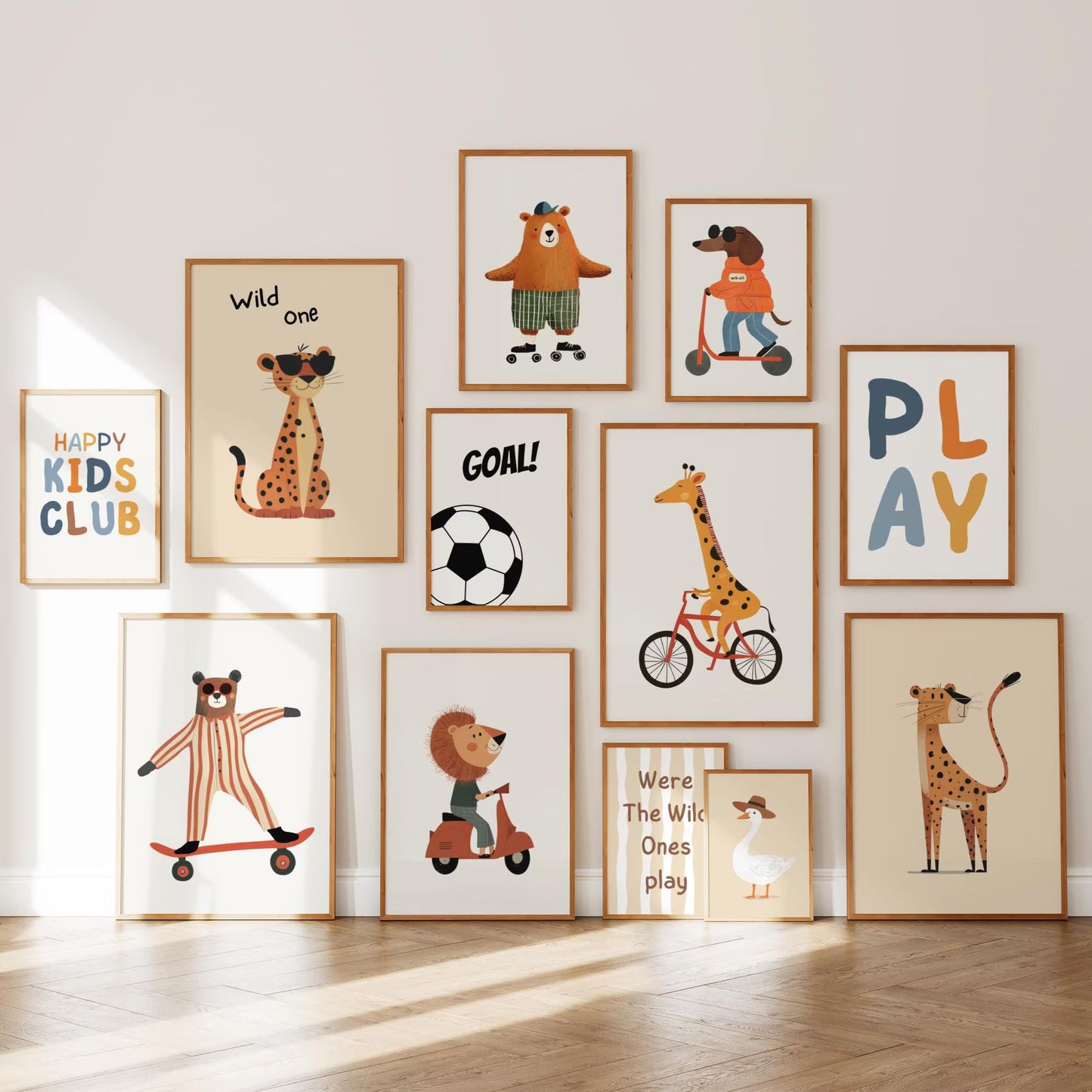 200 Boys Room Prints + Custom Name Sign Print | Nursery & Playroom Wall Art | Digital Download